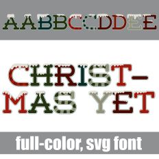 Christmas Yet Again Color Font