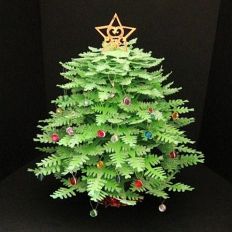 3D Christmas Tree with Presentation Box