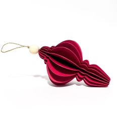 Christmas ball dark red