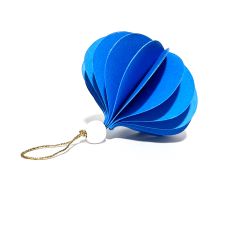 Christmas ball sky blue