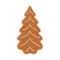 Gingerbread Christmas tree