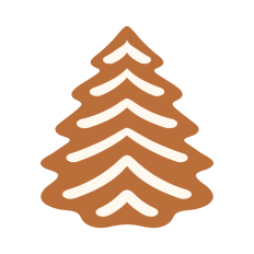 Gingerbread Christmas tree