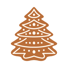 Gingerbread Christmas tree