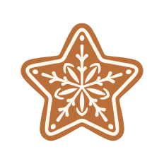 Gingerbread star