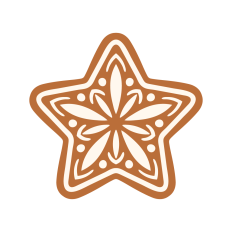 Star gingerbread