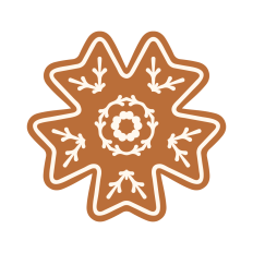 Gingerbread flower