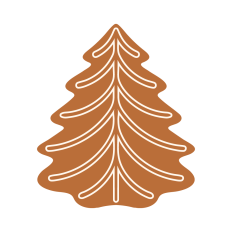 Christmas Tree Cookie