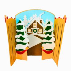 Christmas Gate Pop Up Card
