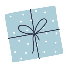 Christmas Gift Silhouette