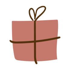Christmas Gift Silhouette