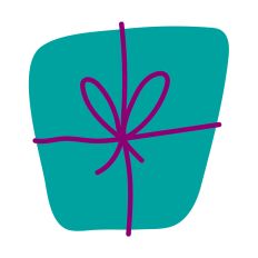 Christmas Gift Silhouette
