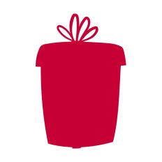 Christmas Gift Silhouette