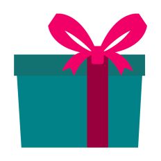 Christmas Gift Silhouette