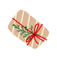 Christmas Gift Silhouette