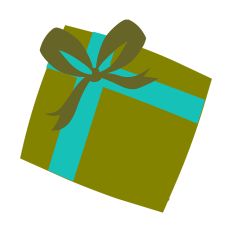 Christmas Gift Silhouette