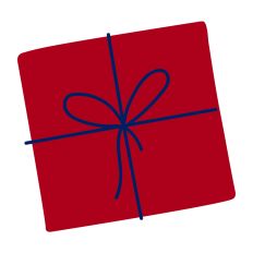 Christmas Gift Silhouette