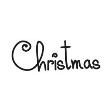Christmas lettering