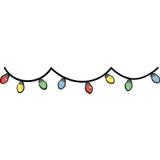 christmas lights banner