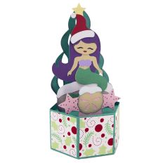 Christmas Mermaid Pop Up Card