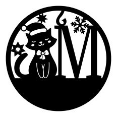 Christmas monogram - M