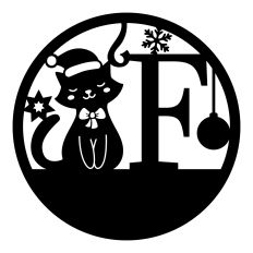Christmas ornament - F