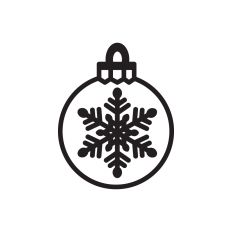 Snowflake ornament