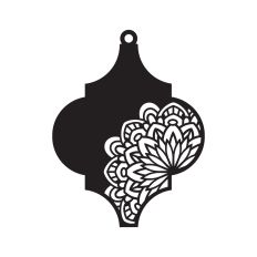Mandala tile ornament