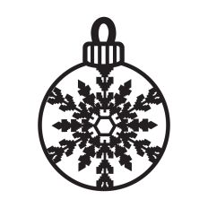 Snowflake ornament