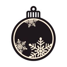 Winter snowflakes ornament