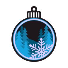 Layered Christmas ornament