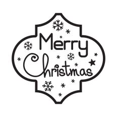 Merry Christmas ornament