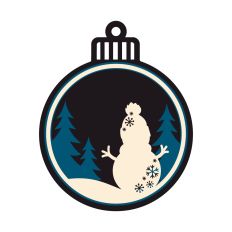 Christmas Snowman ornament