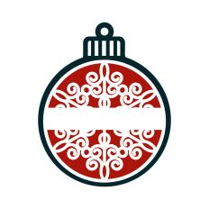 Layered Christmas ornament