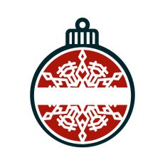 Layered Christmas ornament