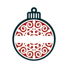 Layered Snowflake ornament
