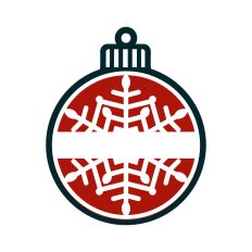 Layered Christmas ornament