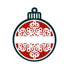Layered Christmas ornament