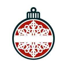 Layered Christmas ornament