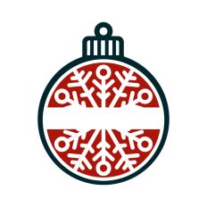 Christmas Snowflake Ornament