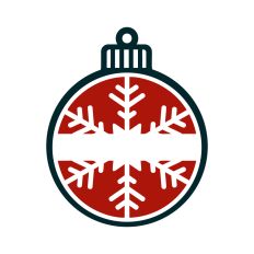 Layered Christmas ornament
