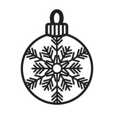 Christmas Snowflake Ornament