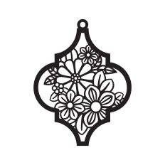 Arabesque Tile with Flowers