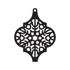 Christmas tile ornament