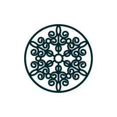 Snowflake ornament