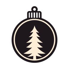 Pine tree ornament