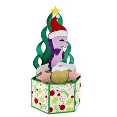 Christmas Seahorse Pop Up Card