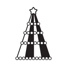 Christmas tree with ornaments