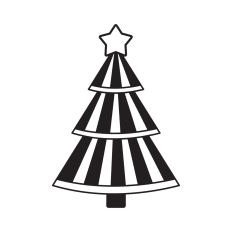 Christmas tree with star