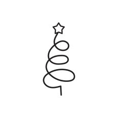 Christmas tree doodle