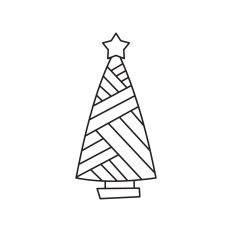 Stylized Christmas tree